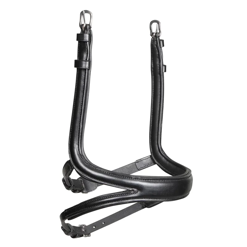 Shires Velociti Lusso Comfort Flash Noseband - Black